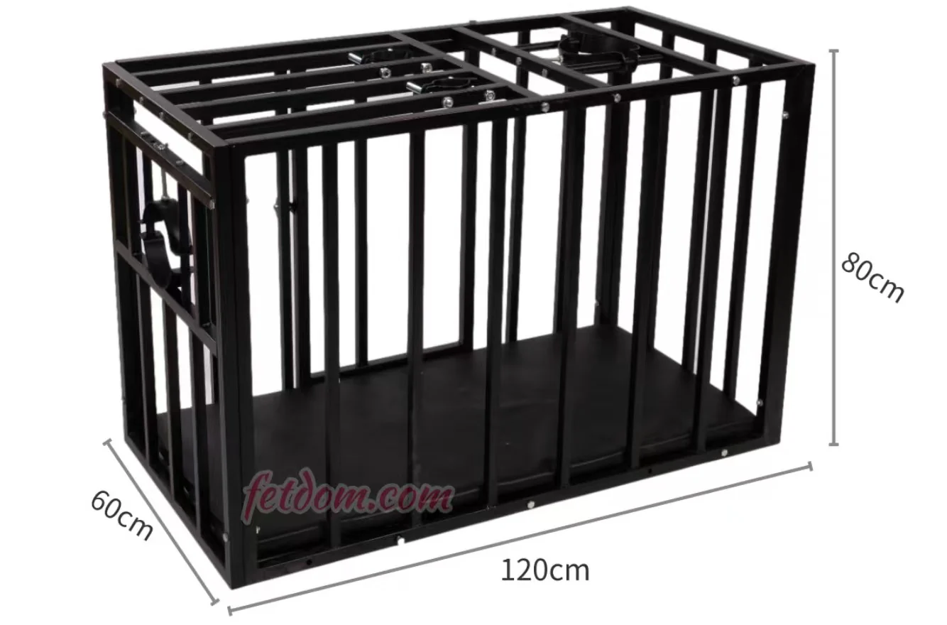 Ships from the USA! Fetdom BDSM Heavy duty EXTRA LARGE Humiliation CAGE - Image 6