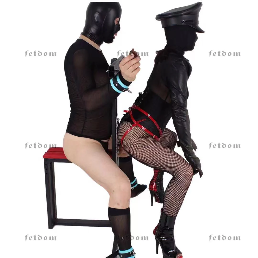 Ships from the USA! Fetdom CBT Bench Milking Chair for Male Sub Training and Humiliation - Image 12