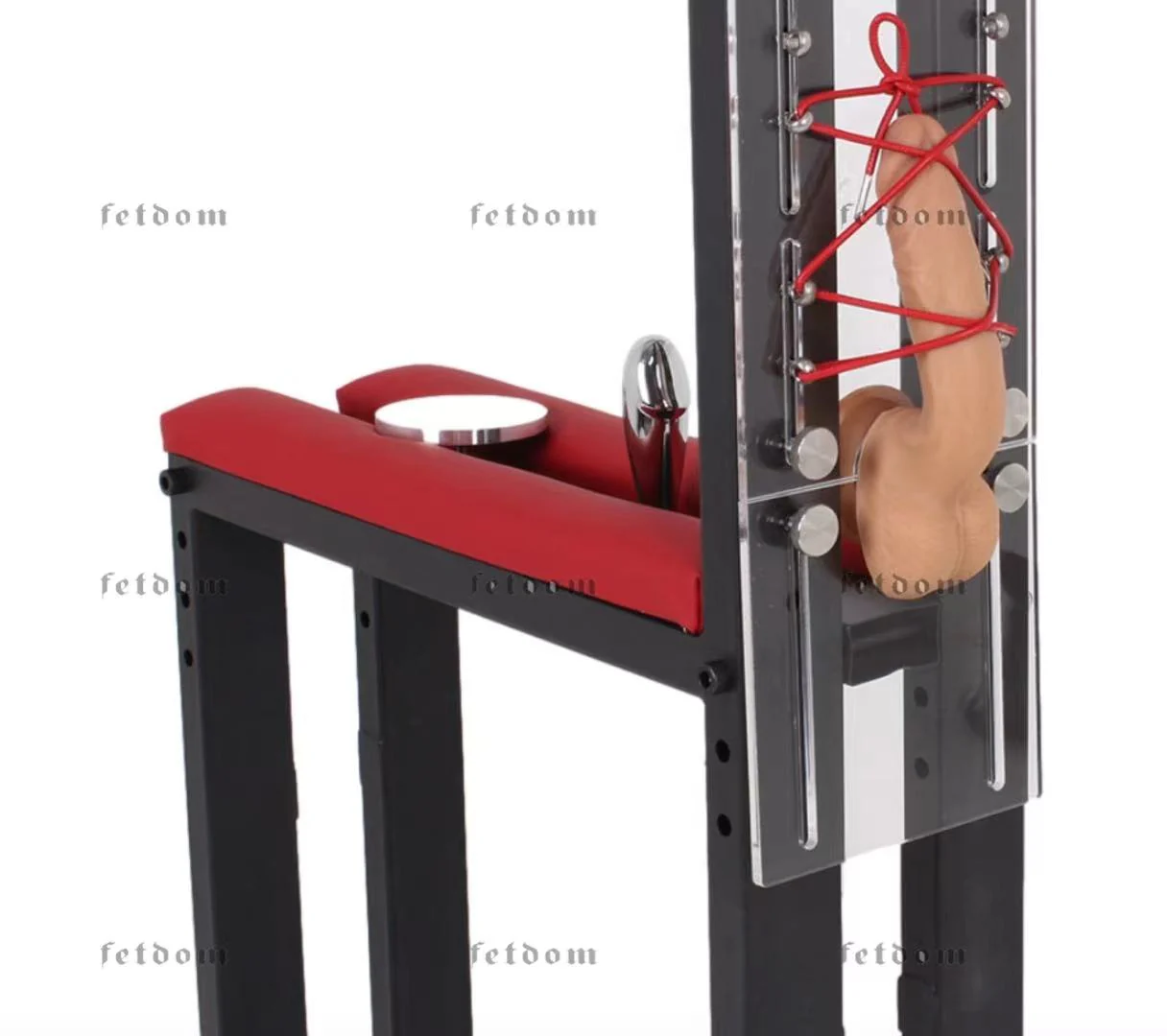 Ships from the USA! Fetdom CBT Bench Milking Chair for Male Sub Training and Humiliation - Image 4