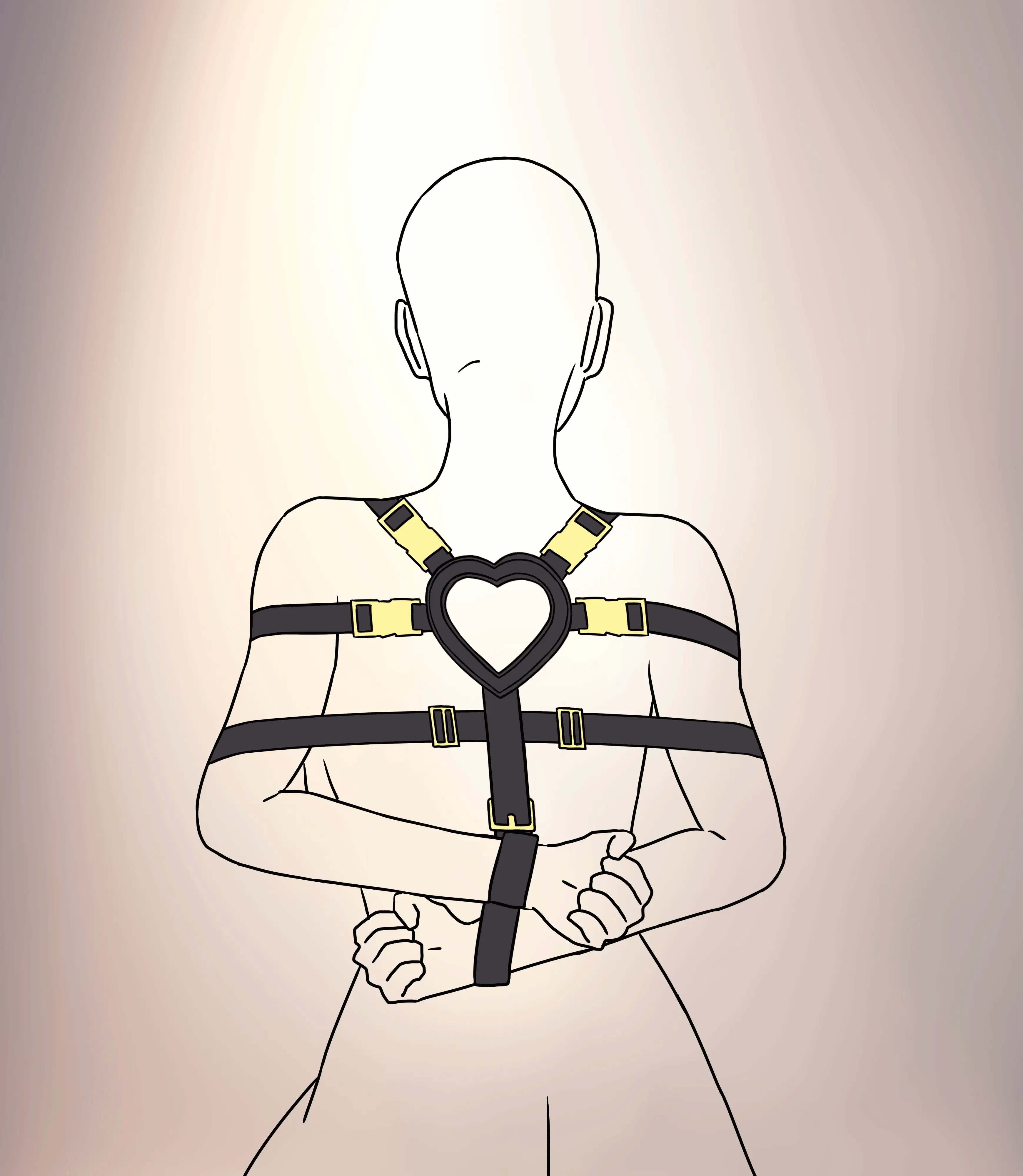 Ships from the USA! Deluxe Upper body Shibari Bondage Straps, Self Bondage Straps - Image 16