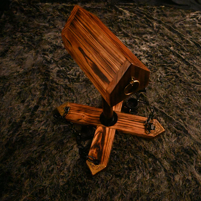 Ships from the USA! The Spanish Rider, Spanish Donkey Wooden Horse - Image 5