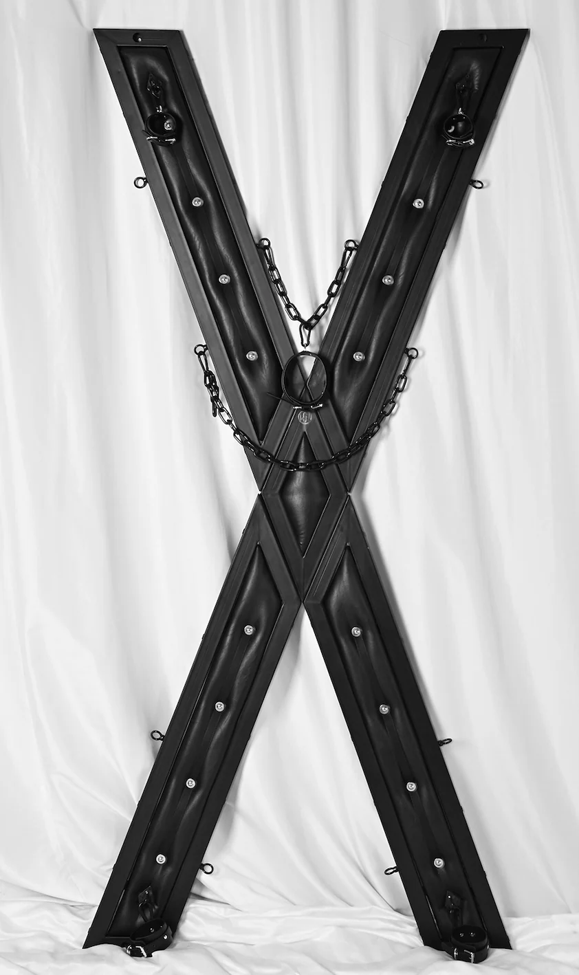 Ships from the USA! Elegant noir St. Andrew's Cross - Image 6