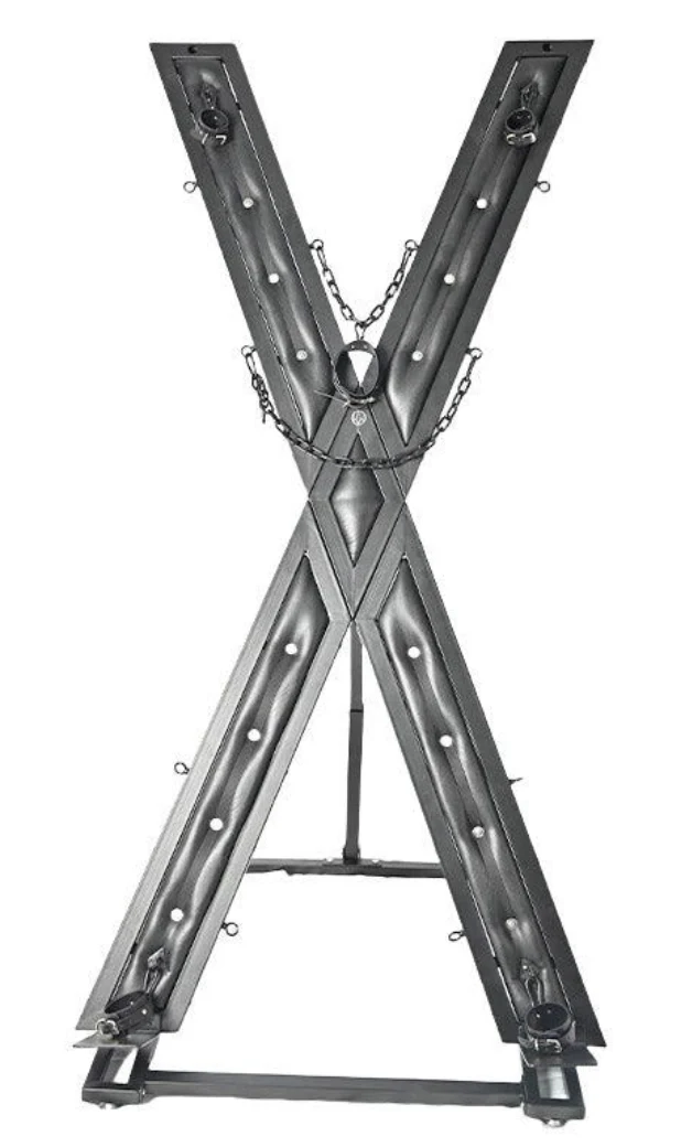 Ships from the USA! Elegant noir St. Andrew's Cross - Image 7