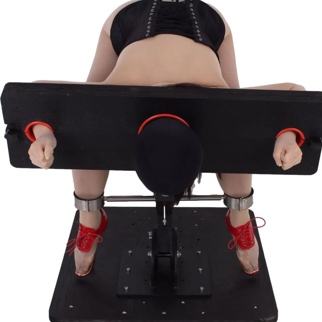 Ships from the USA! Multi Position Floating Stockade Pillory on Wheels BDSM Furniture Punishment Display - Image 12