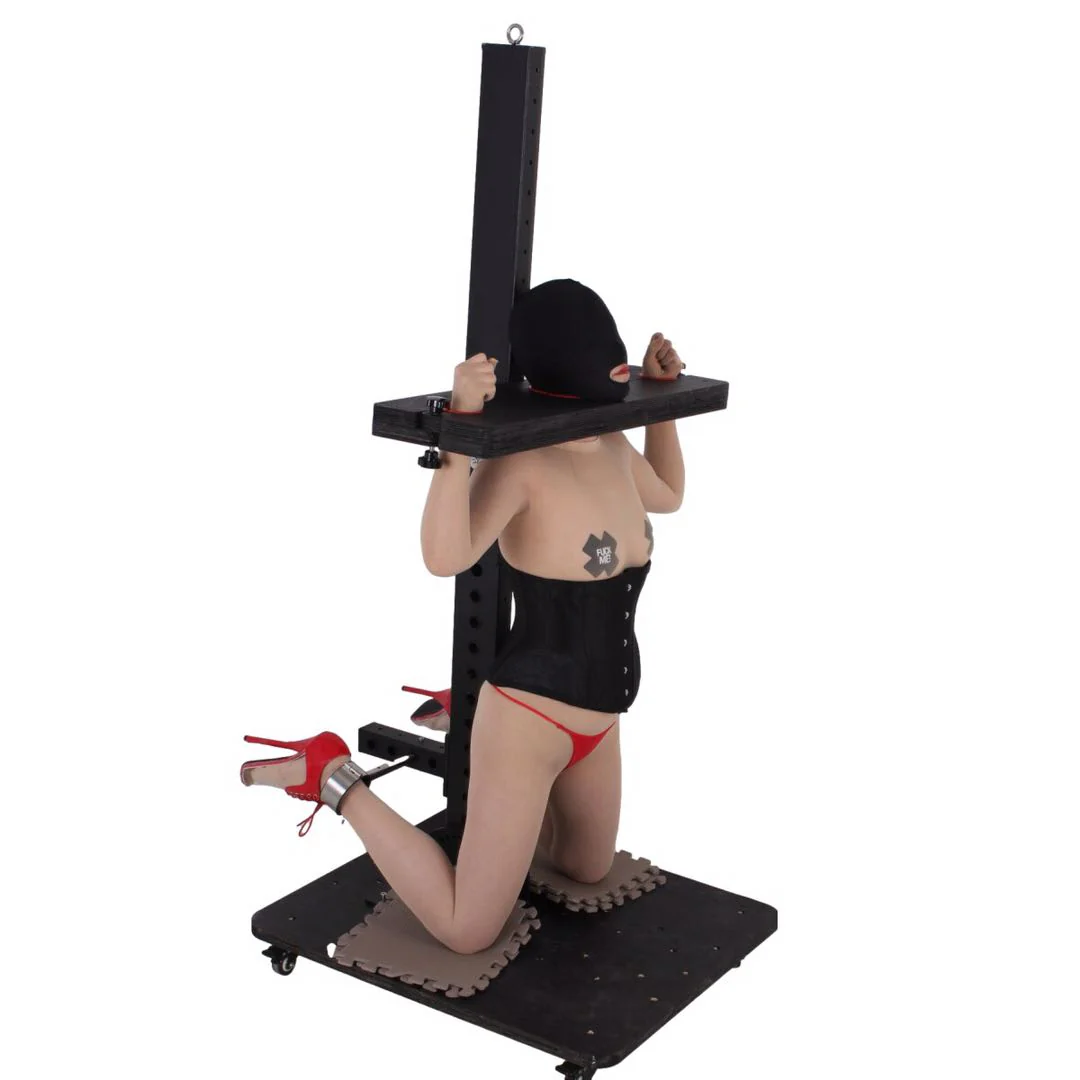 Ships from the USA! Multi Position Floating Stockade Pillory on Wheels BDSM Furniture Punishment Display - Image 22
