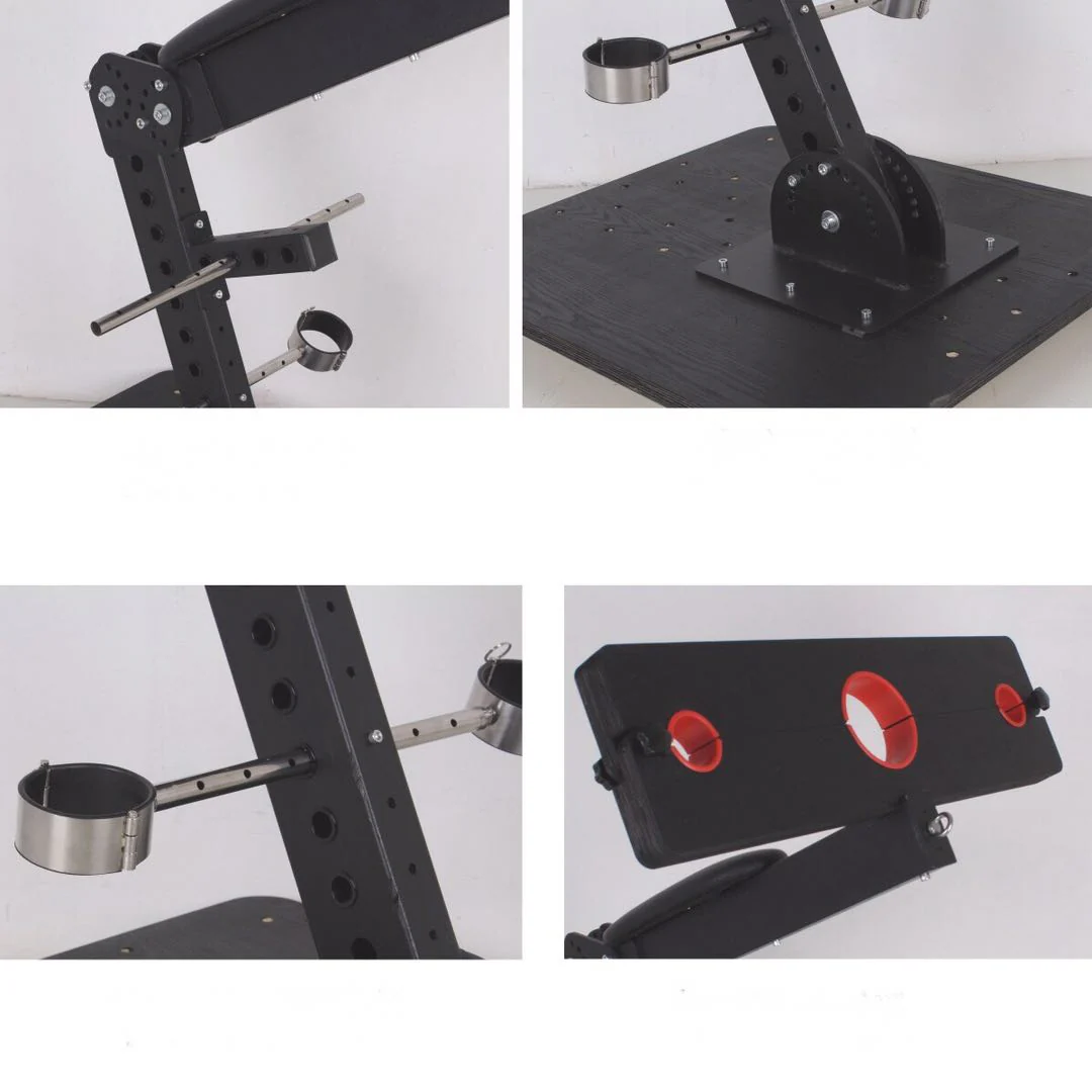 Ships from the USA! Multi Position Floating Stockade Pillory on Wheels BDSM Furniture Punishment Display - Image 23