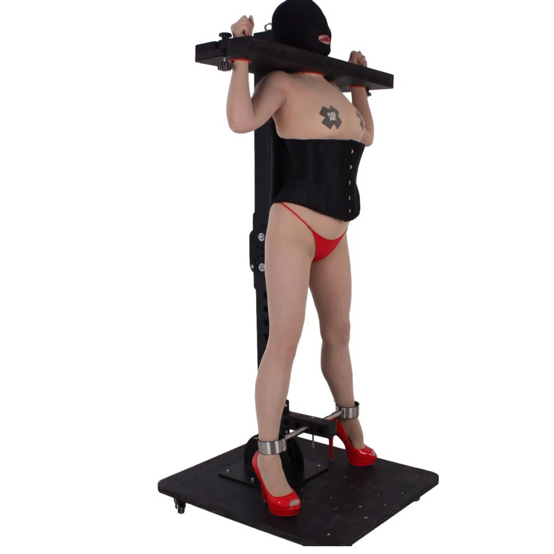 Ships from the USA! Multi Position Floating Stockade Pillory on Wheels BDSM Furniture Punishment Display - Image 4