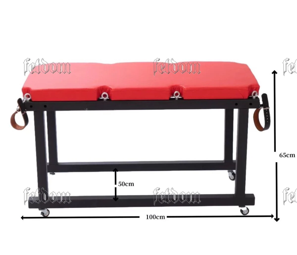 Fetdom Bondage Bench, Fuck Bench, Bondage Table with Wheels - Image 6