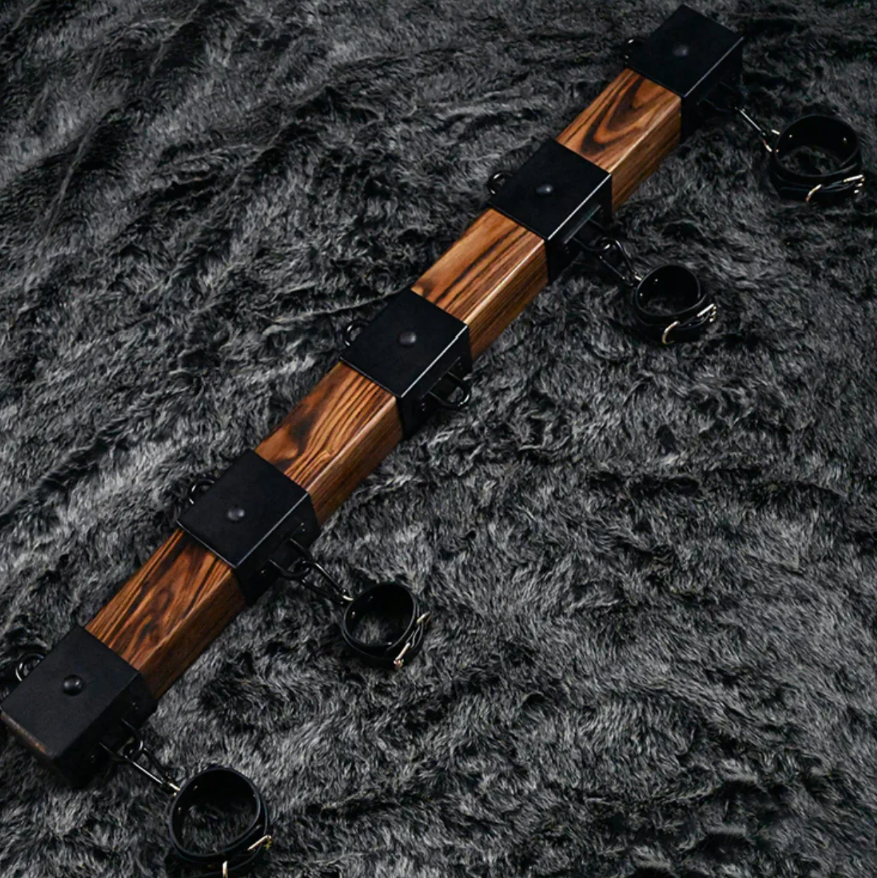 Ships from the USA! Fetdom Elm Wood Multi Function Restrain Bar - Image 6