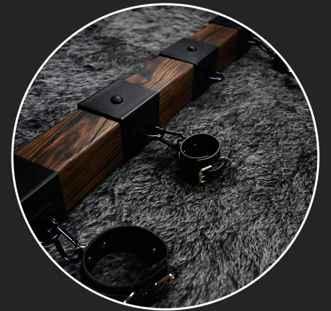 Ships from the USA! Fetdom Elm Wood Multi Function Restrain Bar - Image 7