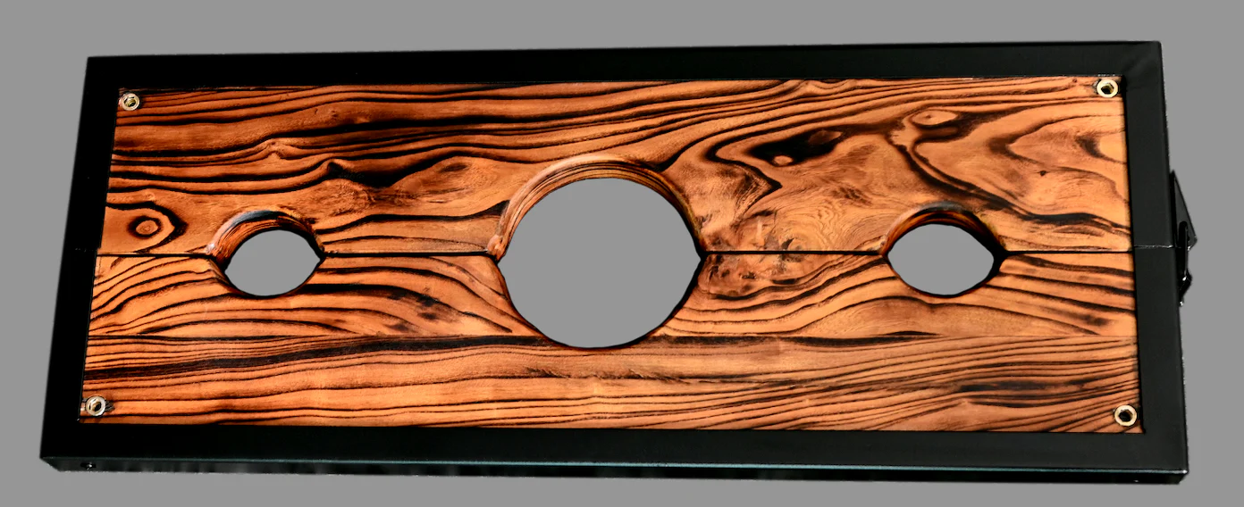 Ships from the USA! Fetdom Elm Wood Stockade Pillory Restraint with Metal Frame - Image 9