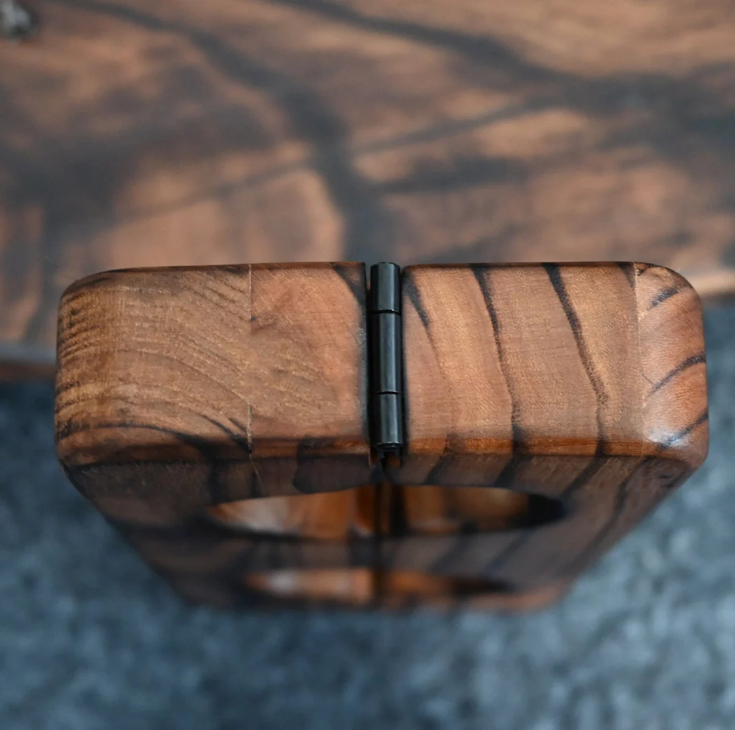 Ships from the USA! Fetdom Elm Wood Wrist and Ankle Cuffs - Image 11