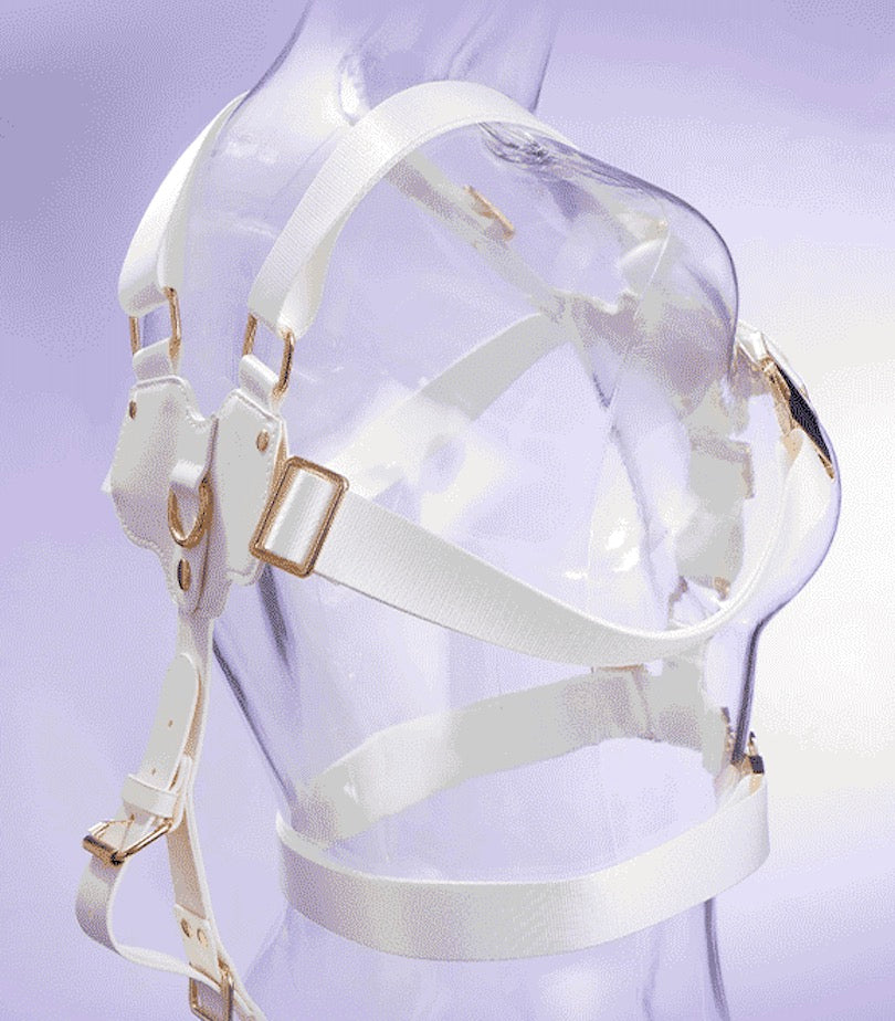 Ships from the USA! White color Upper body Shibari Bondage Straps - Image 7