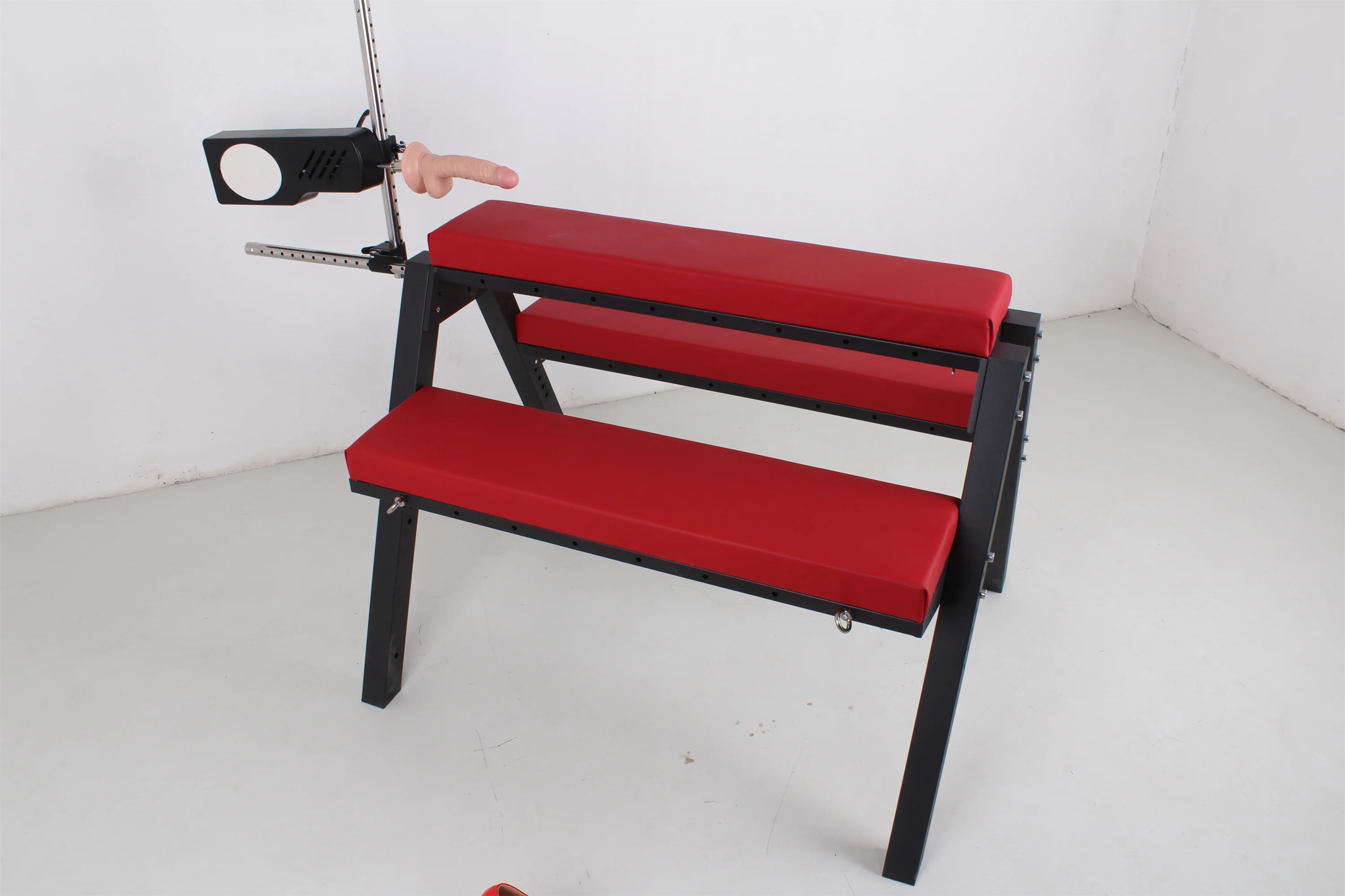 Fetdom Bondage Restraint Horse Captivity Bench Versatile BDSM Dungeon Furniture - Image 4