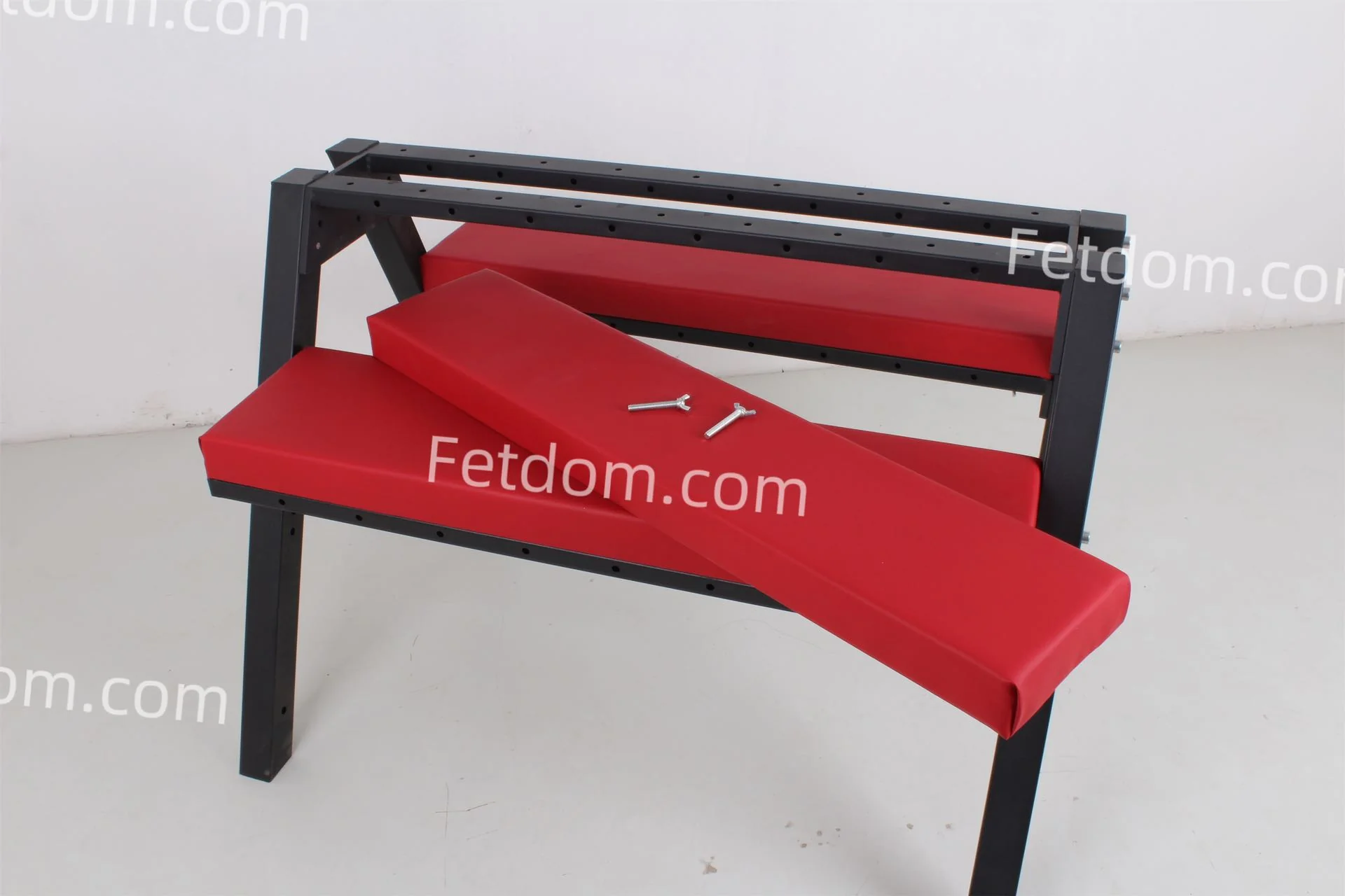 Fetdom Bondage Restraint Horse Captivity Bench Versatile BDSM Dungeon Furniture - Image 9
